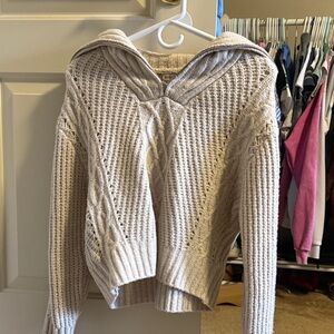 Sincerely Jules Cream V-Neck Sweater